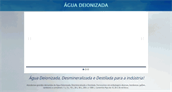 Desktop Screenshot of aguadeionizada.com